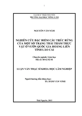 Nghiên cứu cấu trúc rừng tại Vườn Quốc Gia Hoàng Liên,