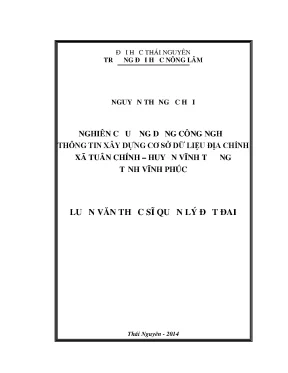 Ứng dụng công nghệ thông tin trong xây dựng cơ sở dữ