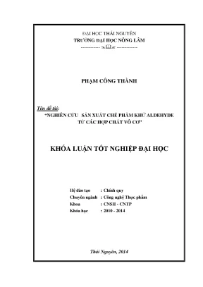Luận Văn Thạc Sĩ: Cải Thiện Chất Lượng Giò Lụa Với Poly