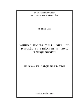 Nghiên cứu các yếu tố ảnh hưởng đến giá đất tại thành