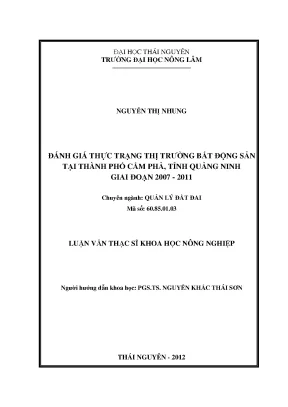 Đánh giá thị trường bất động sản Cẩm Phả, Quảng Ninh