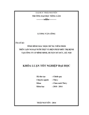 Hội chứng viêm phổi trên lợn thịt: Tình hình và biện