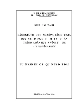 Đánh Giá Thực Trạng Đấu Giá Quyền Sử Dụng Đất Tại Huyện