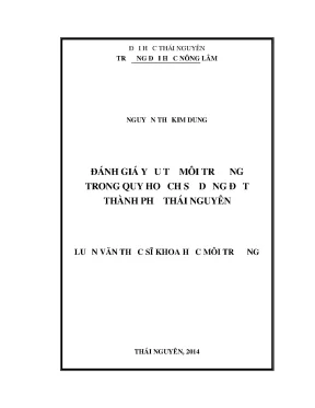 Đánh Giá Yếu Tố Môi Trường Trong Quy Hoạch Sử Dụng Đất