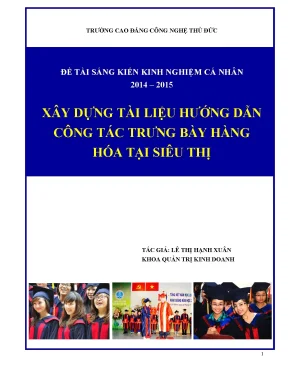 Hướng Dẫn Trưng Bày Hàng Hóa Siêu Thị: Kinh Nghiệm Thực 