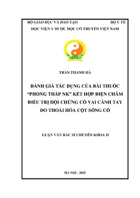 Đánh Giá Hiệu Quả: Bài Thuốc Phong Thấp NK & Điện Châm