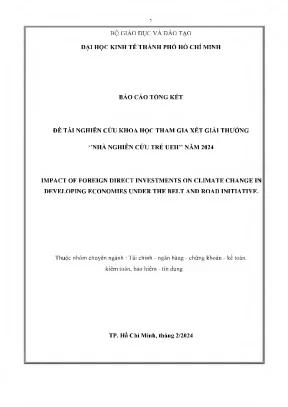 Tác động của Đầu tư Trực tiếp Nước ngoài (FDI) lên Biến