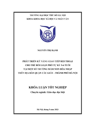 Phát Triển Kỹ Năng Giao Tiếp Cho Trẻ Rối Loạn Phổ Tự Kỷ 