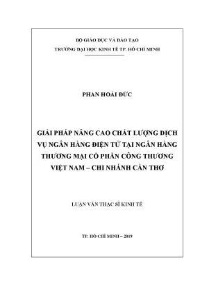 Giải Pháp Nâng Cao Chất Lượng Dịch Vụ Ngân Hàng Điện Tử