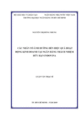 Các Nhân Tố Ảnh Hưởng Đến Hiệu Quả Kinh Doanh Tại Ngân