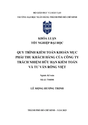 Quy Trình Kiểm Toán Khoản Mục Phải Thu Khách Hàng Tại