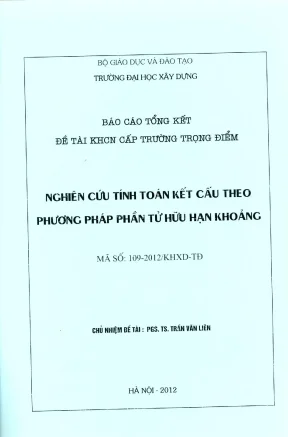 Nghiên Cứu Tính Toán Kết Cấu Bằng Phương Pháp Phần Tử