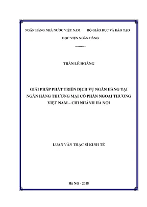 Giải Pháp Phát Triển Dịch Vụ Ngân Hàng Tại Vietcombank