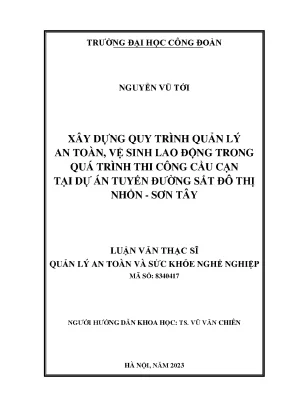 Quy Trình Quản Lý An Toàn Vệ Sinh Lao Động Trong Thi 
