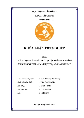 Quản Trị Khoản Phải Thu Tại Tập Đoàn Bưu Chính Viễn