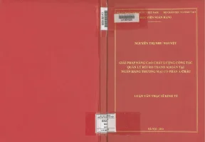 Giải Pháp Nâng Cao Chất Lượng Quản Lý Rủi Ro Thanh Khoản