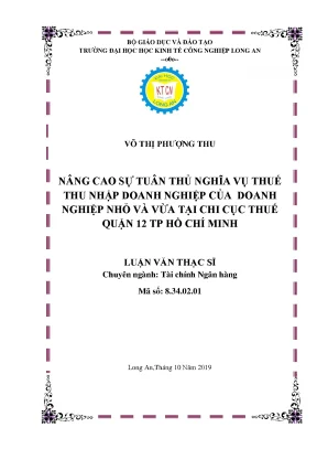 Nâng Cao Sự Tuân Thủ Nghĩa Vụ Thuế Doanh Nghiệp Nhỏ và