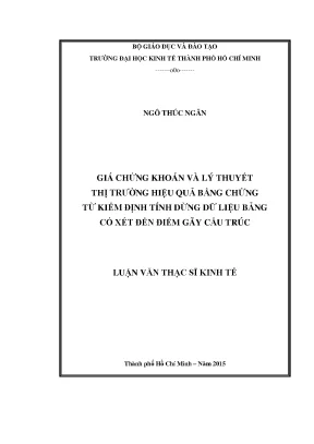 Giá Chứng Khoán và Thị Trường Hiệu Quả: Bằng Chứng Từ