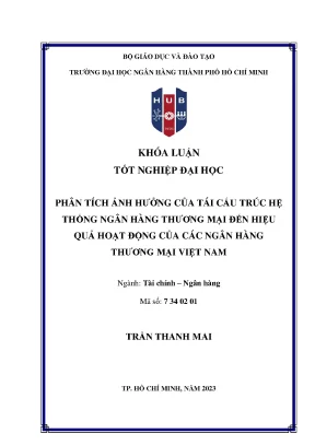 Tác Động Của Tái Cấu Trúc Hệ Thống Ngân Hàng Đến Hiệu