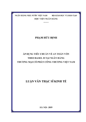 Áp Dụng Tiêu Chuẩn An Toàn Vốn Basel II Tại Ngân Hàng