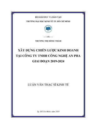 Chiến Lược Kinh Doanh Tại Công Ty TNHH Công Nghệ An Pha