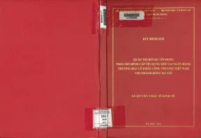 Quản Trị Rủi Ro Tín Dụng Tại Ngân Hàng Thương Mại Cổ