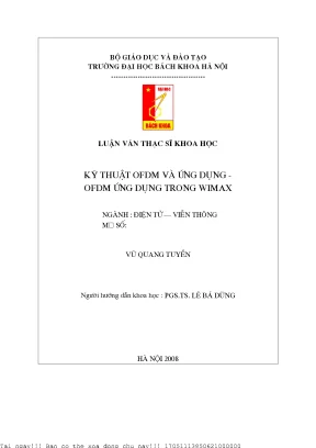Công Nghệ OFDM và Ứng Dụng Trong WiMAX