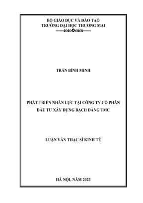 Phát Triển Nhân Lực Tại Công Ty Cổ Phần Đầu Tư Xây Dựng