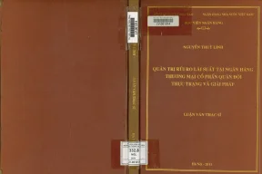 Quản Trị Rủi Ro Lãi Suất Tại Ngân Hàng Thương Mại Cổ
