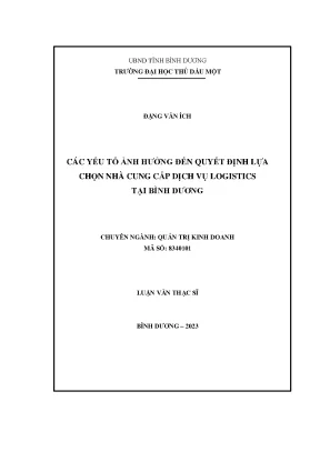 Các Yếu Tố Quyết Định Lựa Chọn Nhà Cung Cấp Dịch Vụ