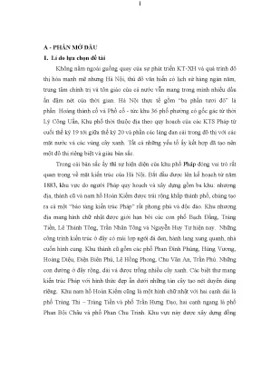 Bảo Tồn Di Sản Kiến Trúc Biệt Thự Thời Pháp Thuộc Tại Hà Nội