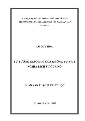 Tư Tưởng Giáo Dục Của Khổng Tử: Ý Nghĩa Lịch Sử Và Ảnh