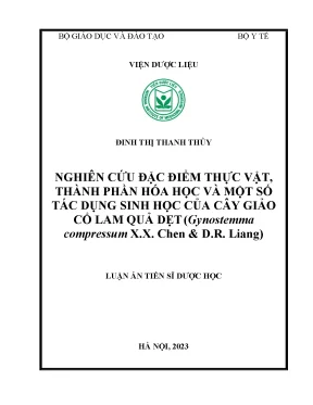 Nghiên Cứu Đặc Điểm và Tác Dụng Sinh Học của Cây Giảo Cổ 