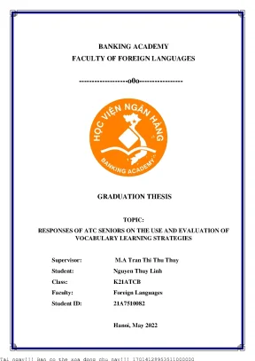 Nghiên cứu về Chiến lược Học Từ Vựng của Sinh Viên ATC 