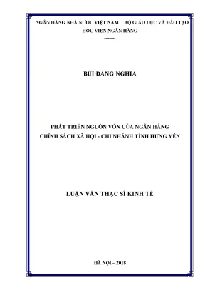Phát Triển Nguồn Vốn Ngân Hàng Chính Sách Xã Hội Tại