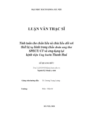 Tính Toán Che Chắn Liều và Chia Liều Trong Chẩn Đoán Ung 