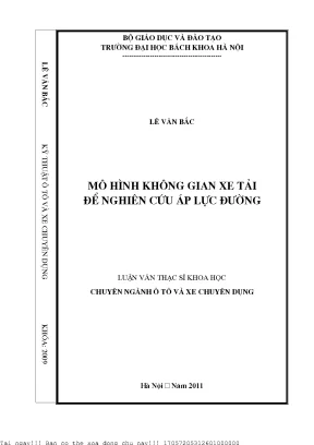 Nghiên Cứu Mô Hình Dao Động Xe Tải Để Tối Ưu Hóa Áp Lực 