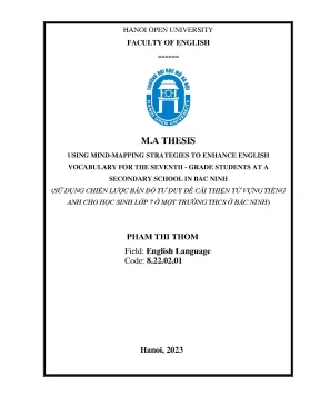 Chiến Lược Bản Đồ Tư Duy Nâng Cao Từ Vựng Tiếng Anh Cho 