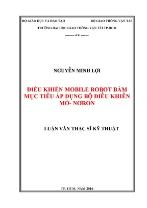 Nghiên Cứu Điều Khiển Robot Bám Mục Tiêu Bằng Phương