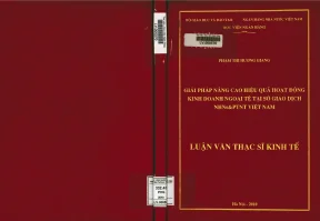 Giải Pháp Nâng Cao Hiệu Quả Kinh Doanh Ngoại Tệ Tại Ngân