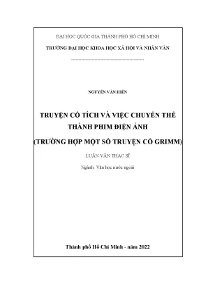 Chuyển Thể Truyện Cổ Tích Grimm Thành Phim Điện Ảnh: 