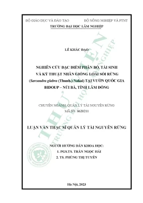 Nghiên Cứu Đặc Điểm Phân Bố và Kỹ Thuật Nhân Giống Sói