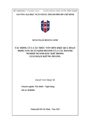 Tác Động Của Cấu Trúc Vốn Đến Hiệu Quả Kinh Doanh Ngành