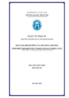 Đào Tạo và Bồi Dưỡng Cán Bộ Giám Sát Điện Năng Tại Phú Thọ