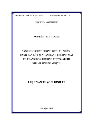 Nâng Cao Chất Lượng Dịch Vụ Ngân Hàng Bán Lẻ Tại