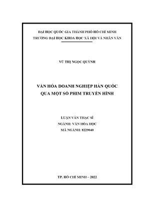Khám Phá Văn Hóa Doanh Nghiệp Hàn Quốc Qua Phim Truyền Hình