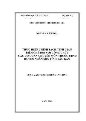 Nâng cao hiệu quả thực hiện chính sách tinh giản biên