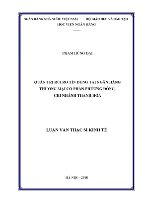 Quản Trị Rủi Ro Tín Dụng Tại Ngân Hàng Thương Mại Cổ