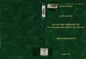 Giải Pháp Phát Triển Nguồn Vốn Ngân Hàng Chính Sách Xã