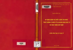 Quản Trị Chất Lượng Tín Dụng Theo Tiêu Chuẩn Quốc Tế Tại